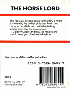 Horse Lord, The (1984)(Griffiths, J.)[HORSE] box cover back